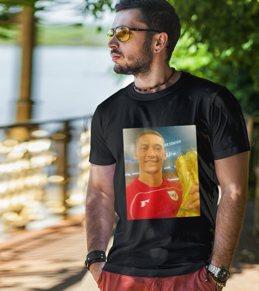 Life Stadium Álex Grimaldo Bundesliga Trophy Event Image T-Shirt