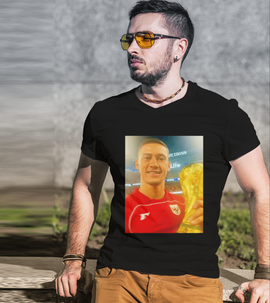 Life Stadium Álex Grimaldo Bundesliga Trophy Event Image T-Shirt