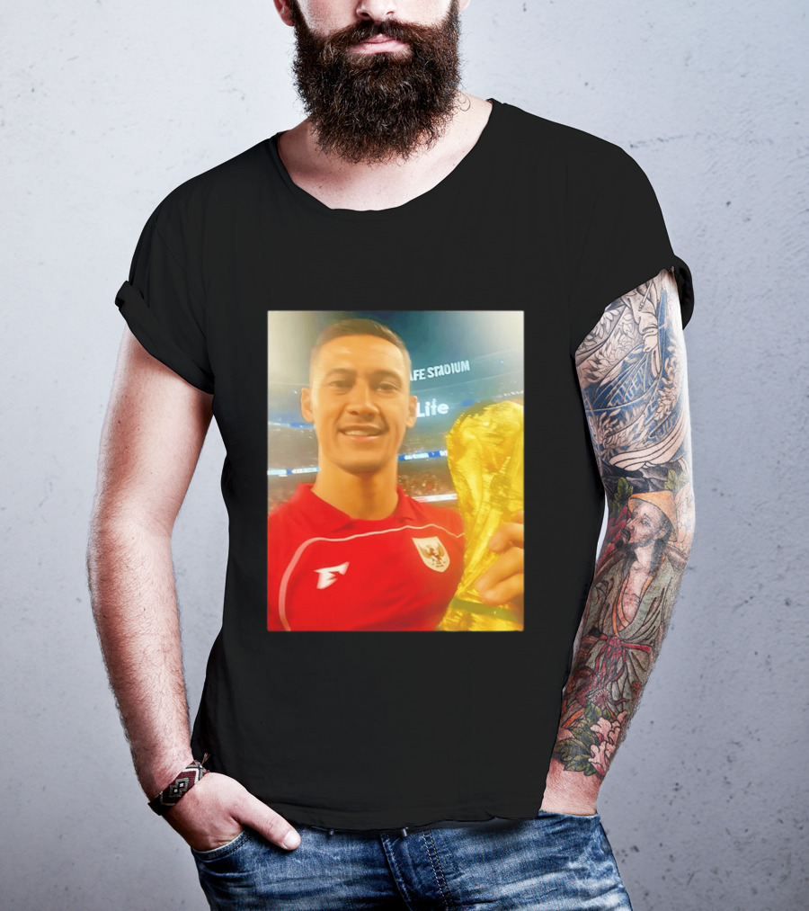 Life Stadium Álex Grimaldo Bundesliga Trophy Event Image T-Shirt