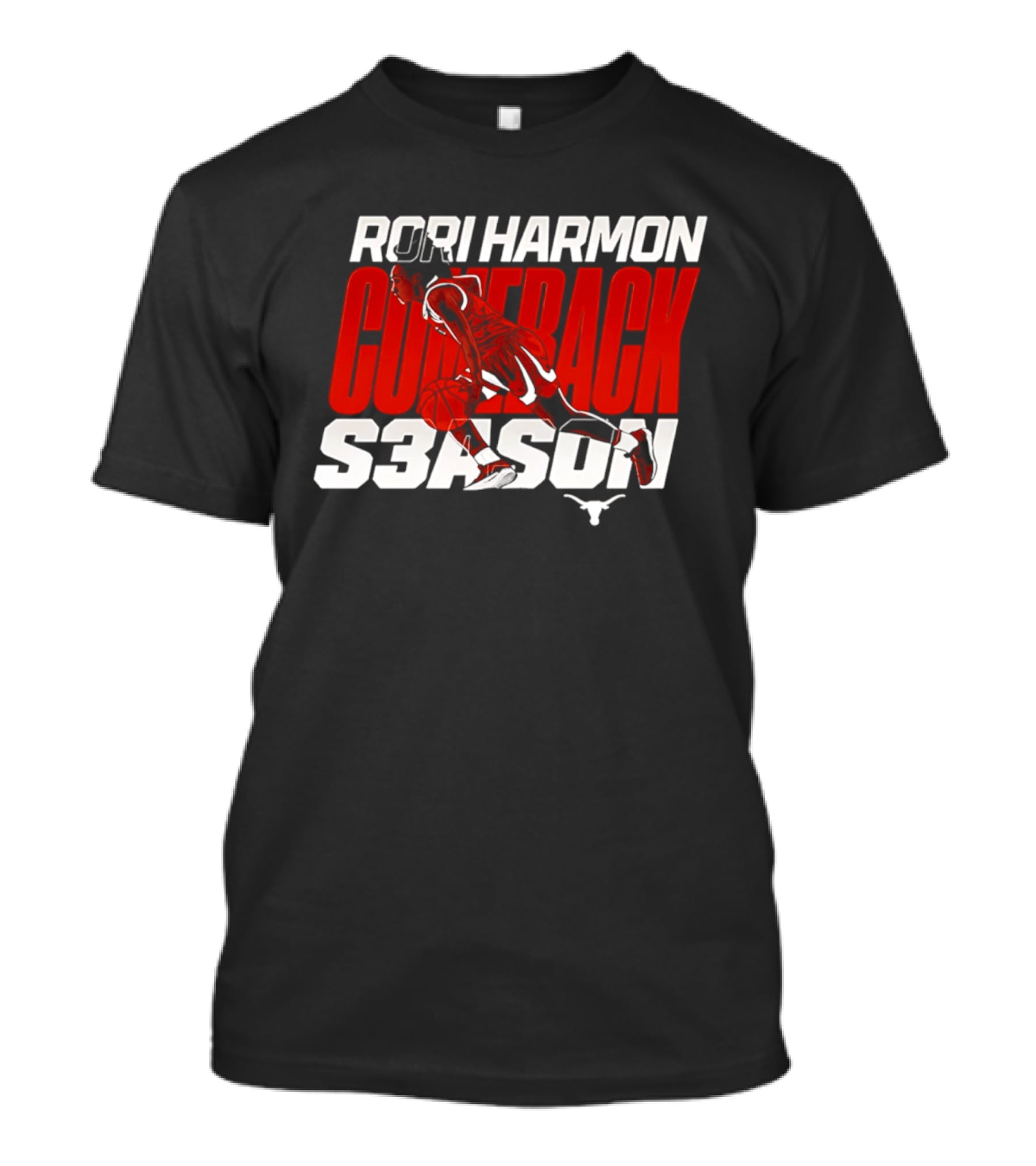 Rori Harmon Comeback Season Texas Basketball NCAA T-Shirt