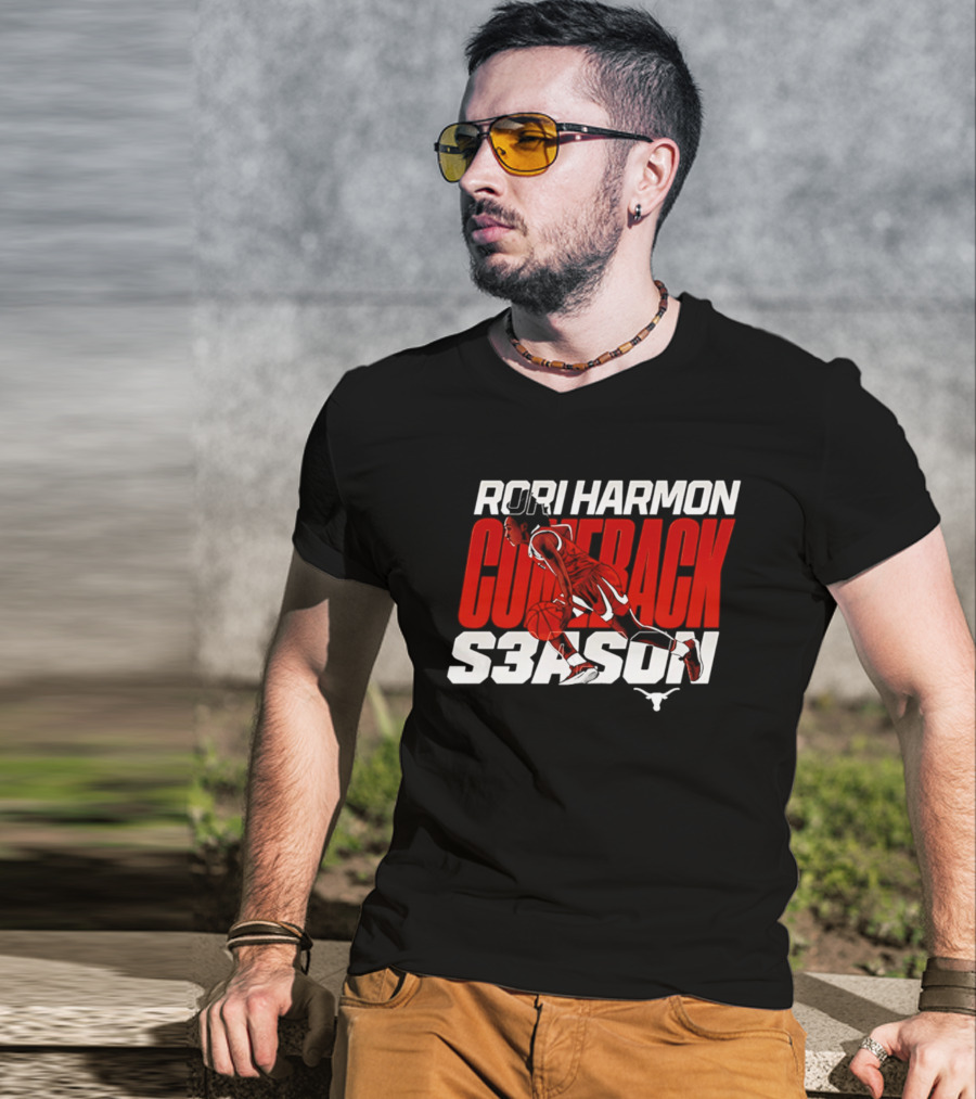 Rori Harmon Comeback Season Texas Basketball NCAA T-Shirt