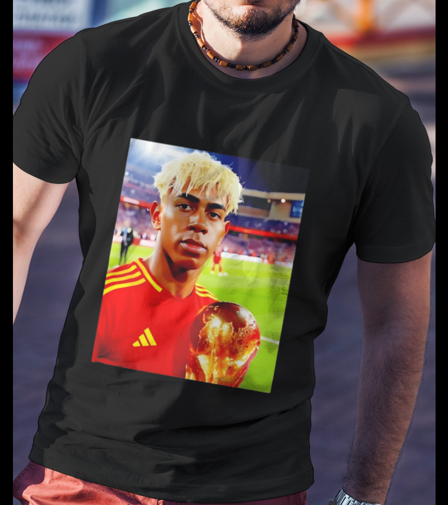 Lamine Yamal Barcelona Young Talent With Trophy T-Shirt