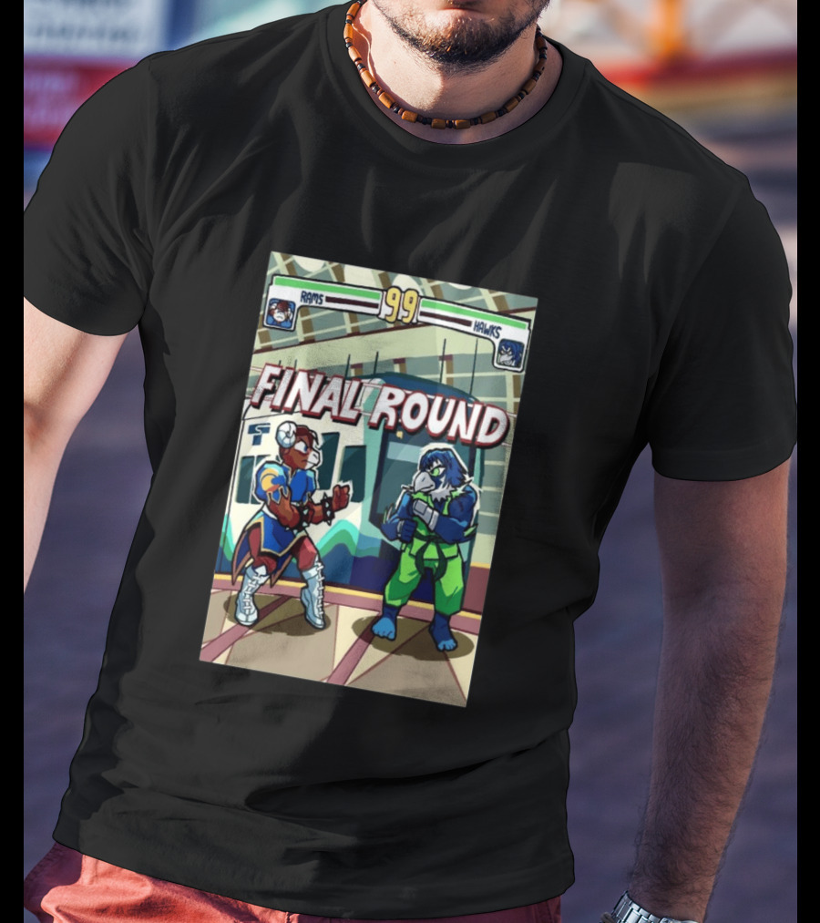 Seattle Seahawks Vs Los Angeles Rams Final Round Lumen Field Seattle WA Jan 25 2026 T-Shirt