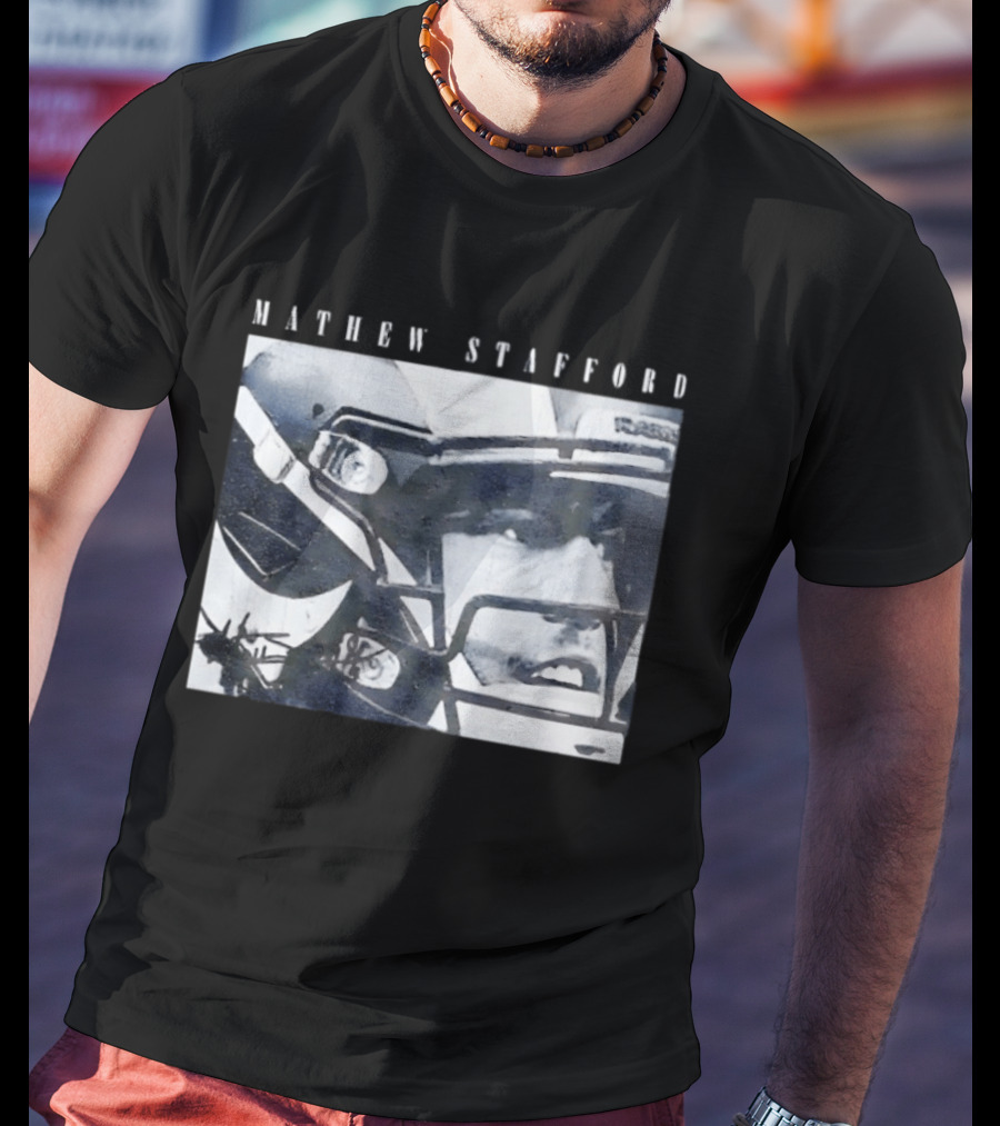 Los Angeles Rams Matthew Stafford Big Head Football T-Shirt