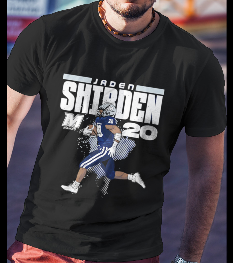 Jaden Shirden Monmouth NCAA Football 20 T-Shirt
