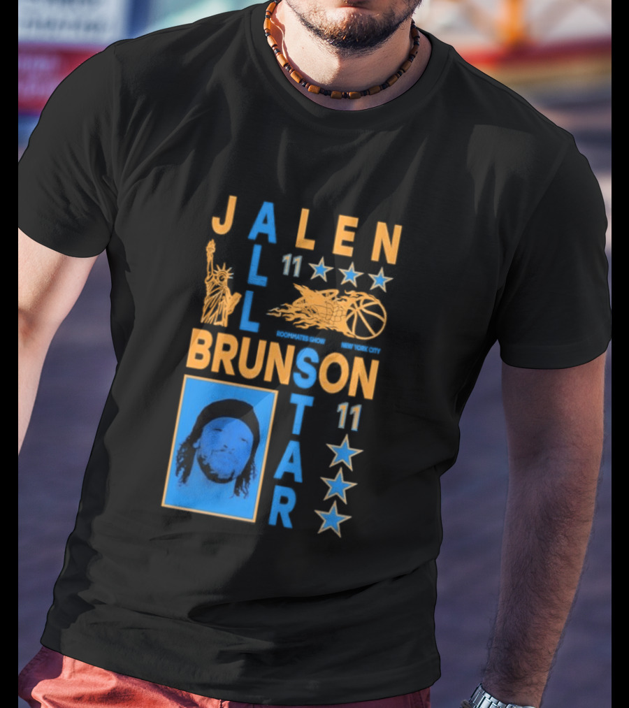 Jalen Brunson 11 New York Basketball Star Player T-Shirt