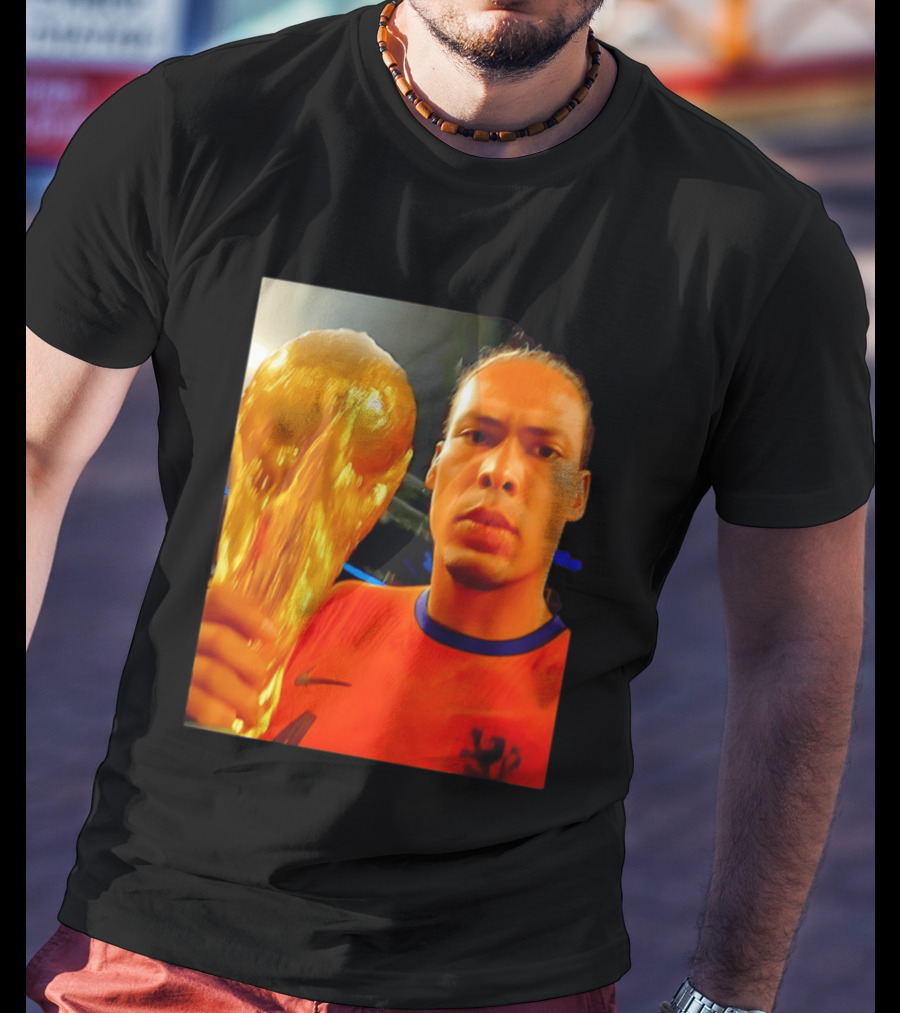 Virgil Van Liverpool Netherlands Trophy Celebration T-Shirt
