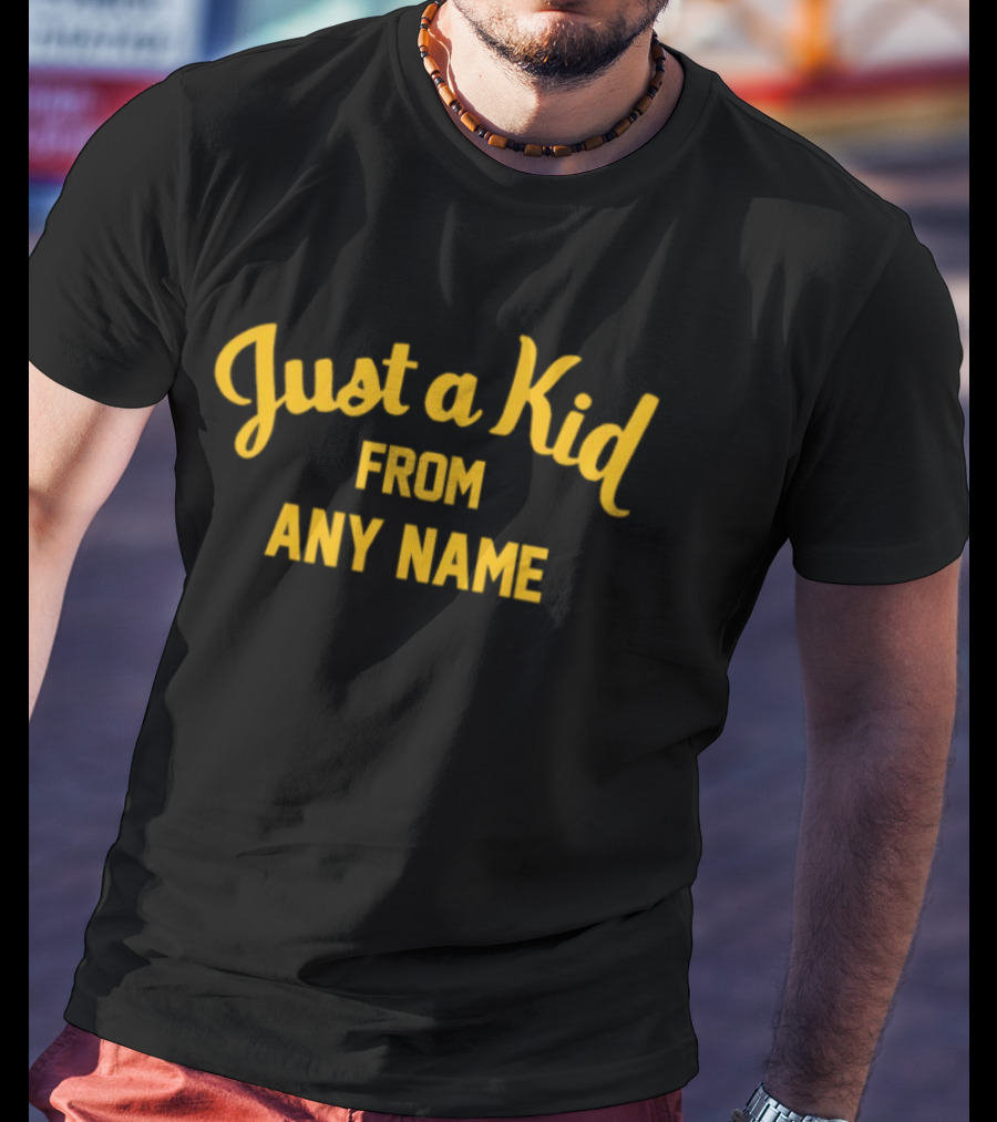 West Virginia Football Just A Kid From Any Name T-Shirt