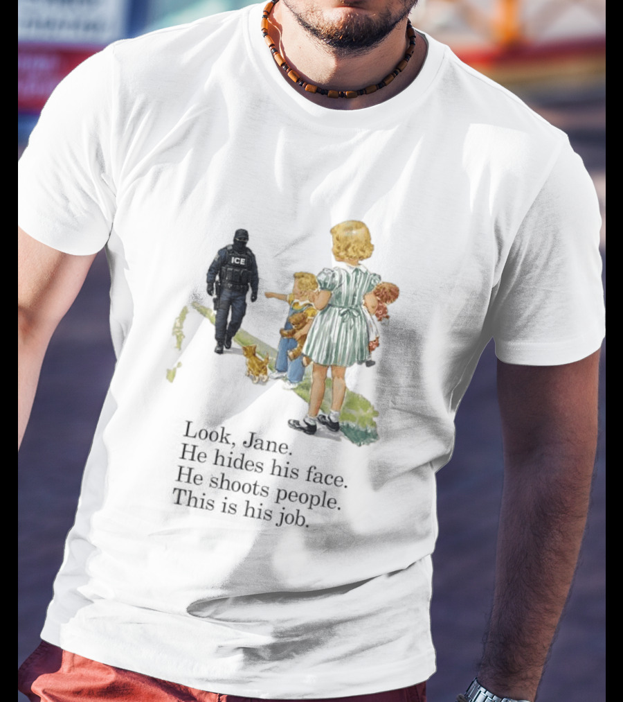 ICE Tactical Officer With Children T-Shirt