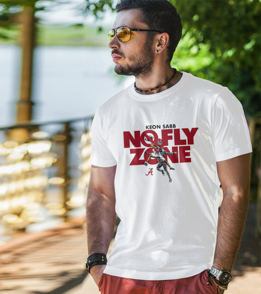 Keon Sabb No Fly Zone Alabama Football NCAA T-Shirt