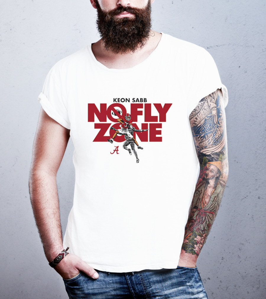 Keon Sabb No Fly Zone Alabama Football NCAA T-Shirt