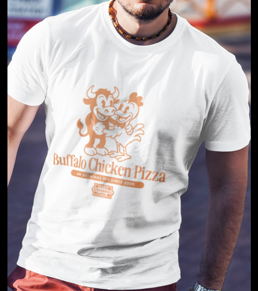 Buffalo Chicken Pizza An Original Hit Since 2009 Cartoon Characters T-Shirt