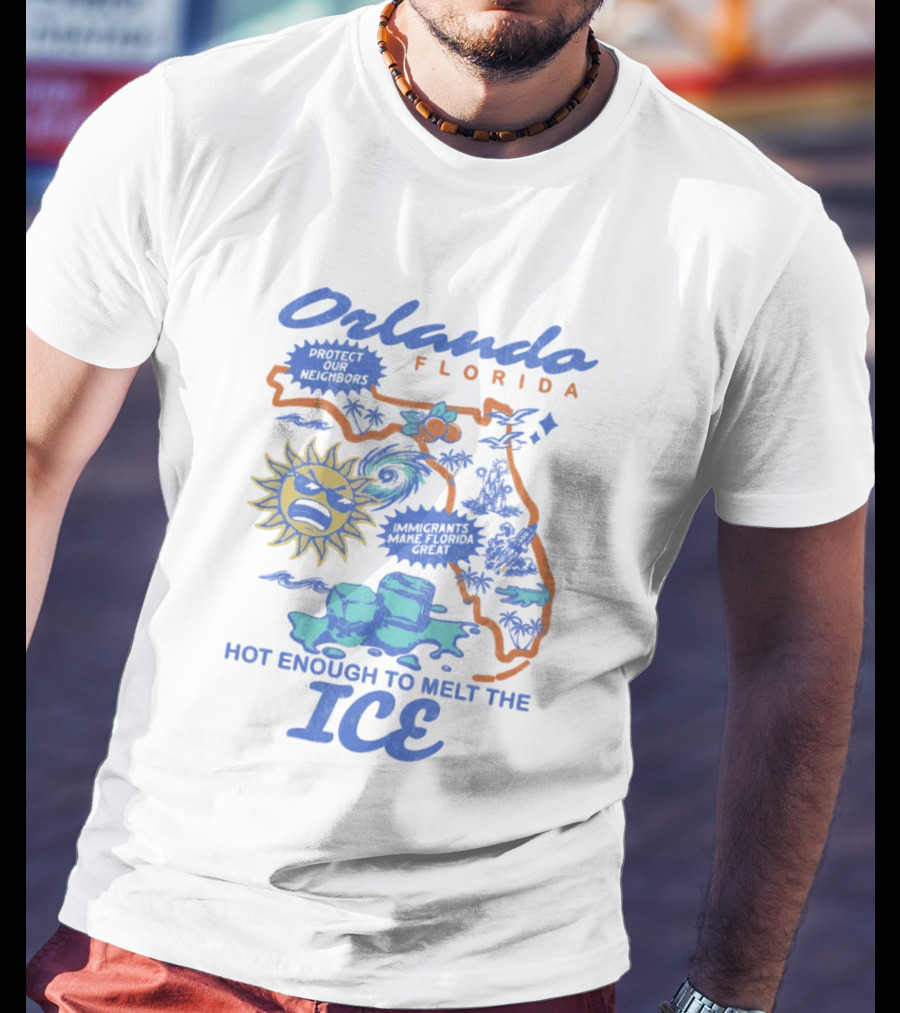 Orlando Florida Sun Fun Hot Enough To Melt The ICE T-Shirt