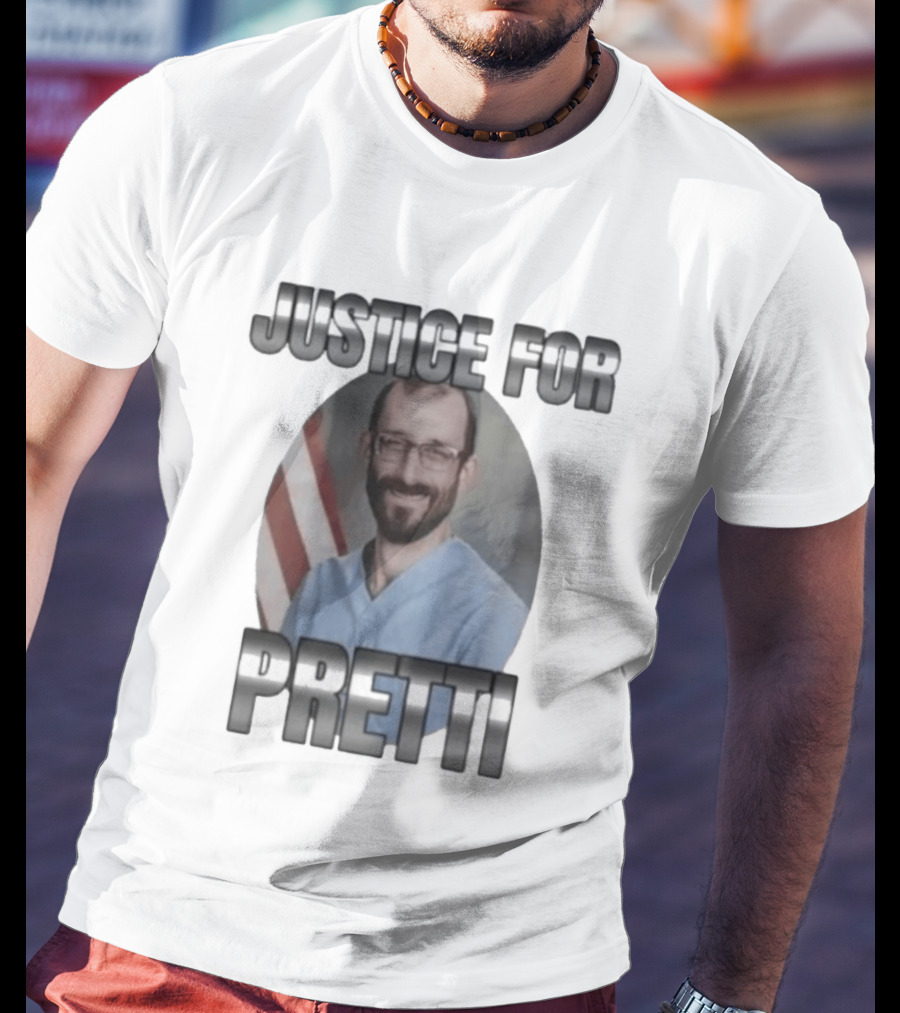 Justice For Alex Pretti Minneapolis ICU Nurse Memorial T-Shirt