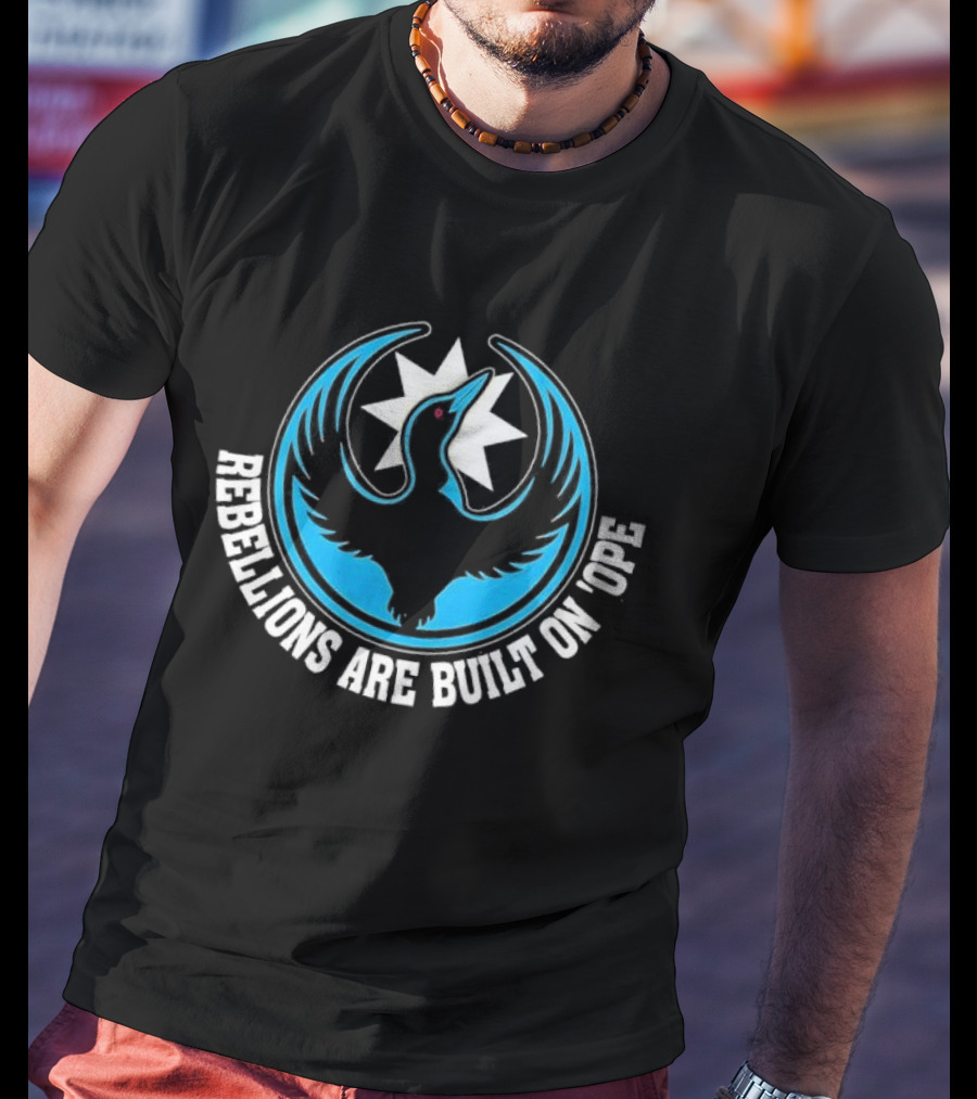 Rebellions Are Built On 'Ope Star Wars Inspired Phoenix Crest T-Shirt