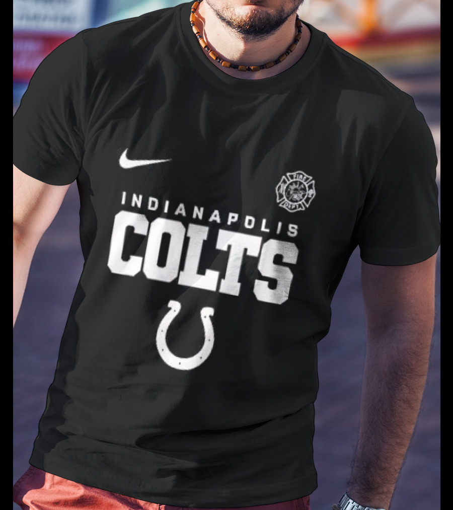 Indianapolis Colts Nike Firefighter Support Red Friday T-Shirt