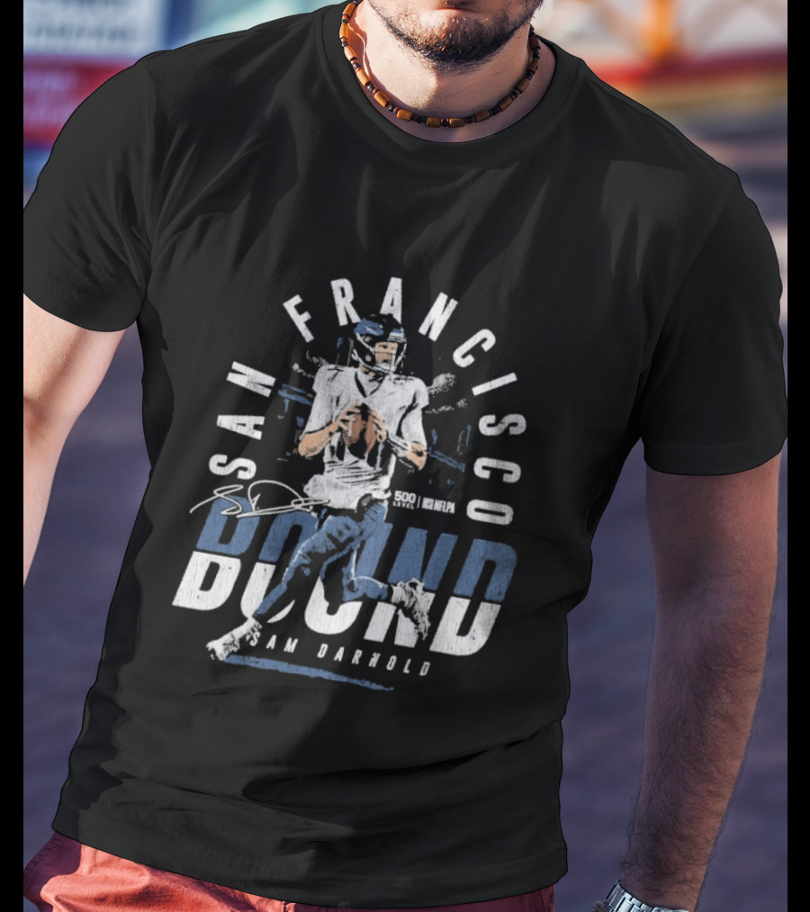 Sam Darnold San Francisco Bound Football Quarterback Journey T-Shirt
