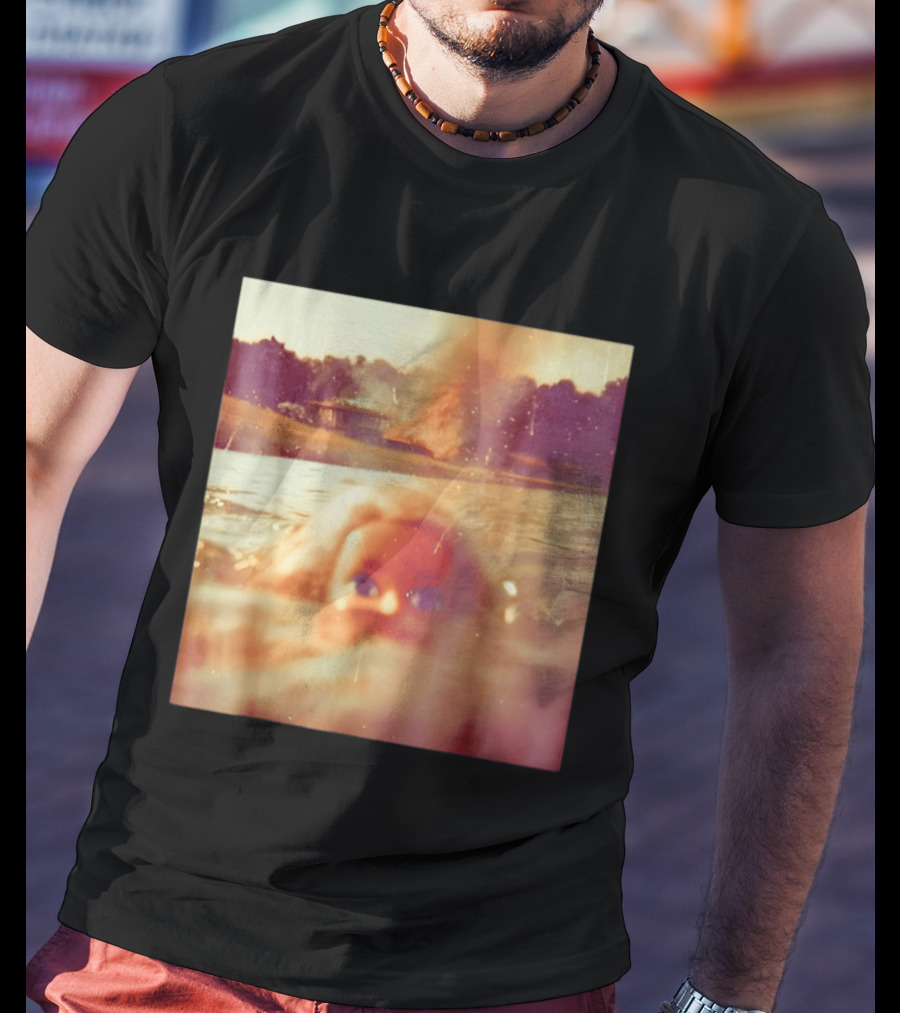 Doll Face Meme Swimming Surreal Humor T-Shirt