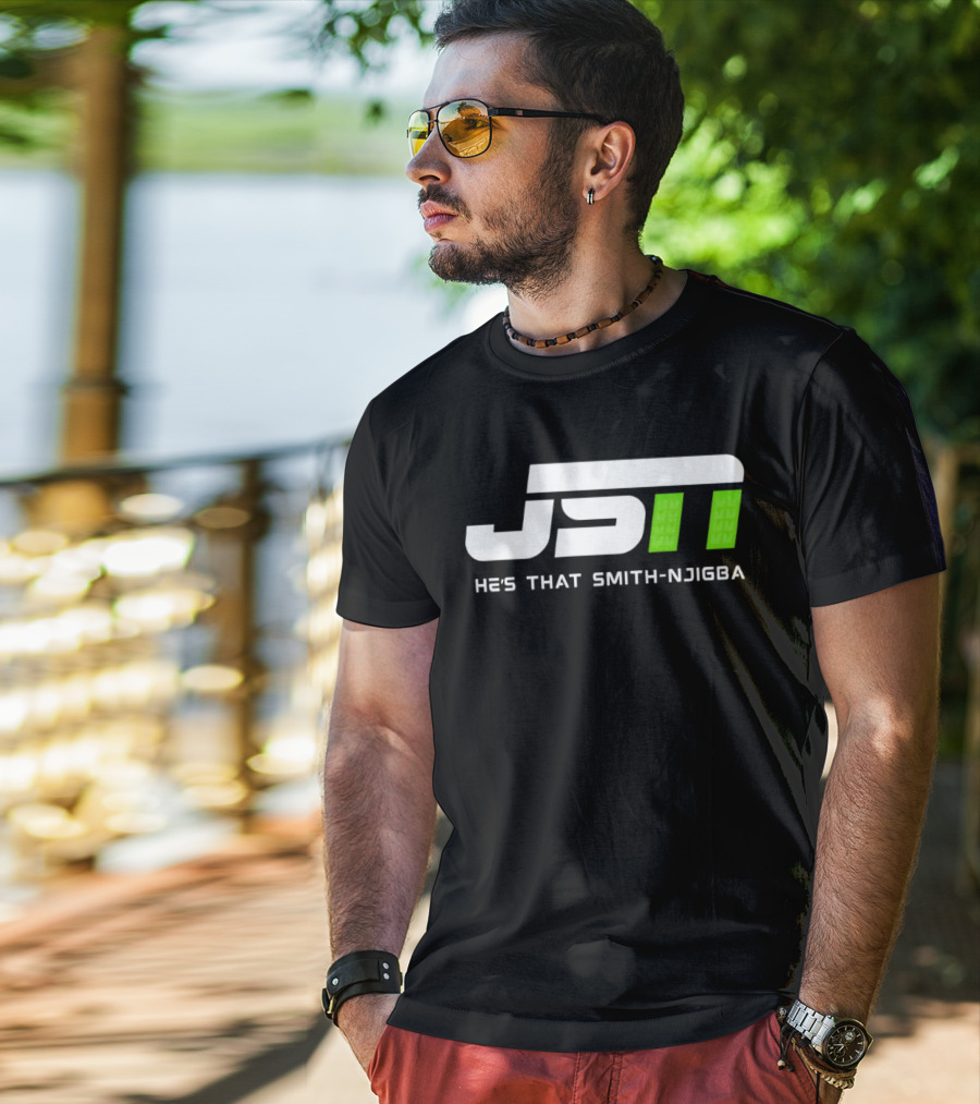JSN He's That Smith Njigba Seattle Seahawks Football T-Shirt