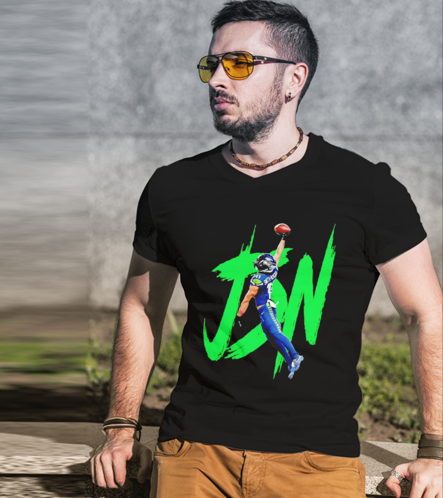 JSN Jaxon Smith Njigba Seattle Seahawks Football 2025 T-Shirt