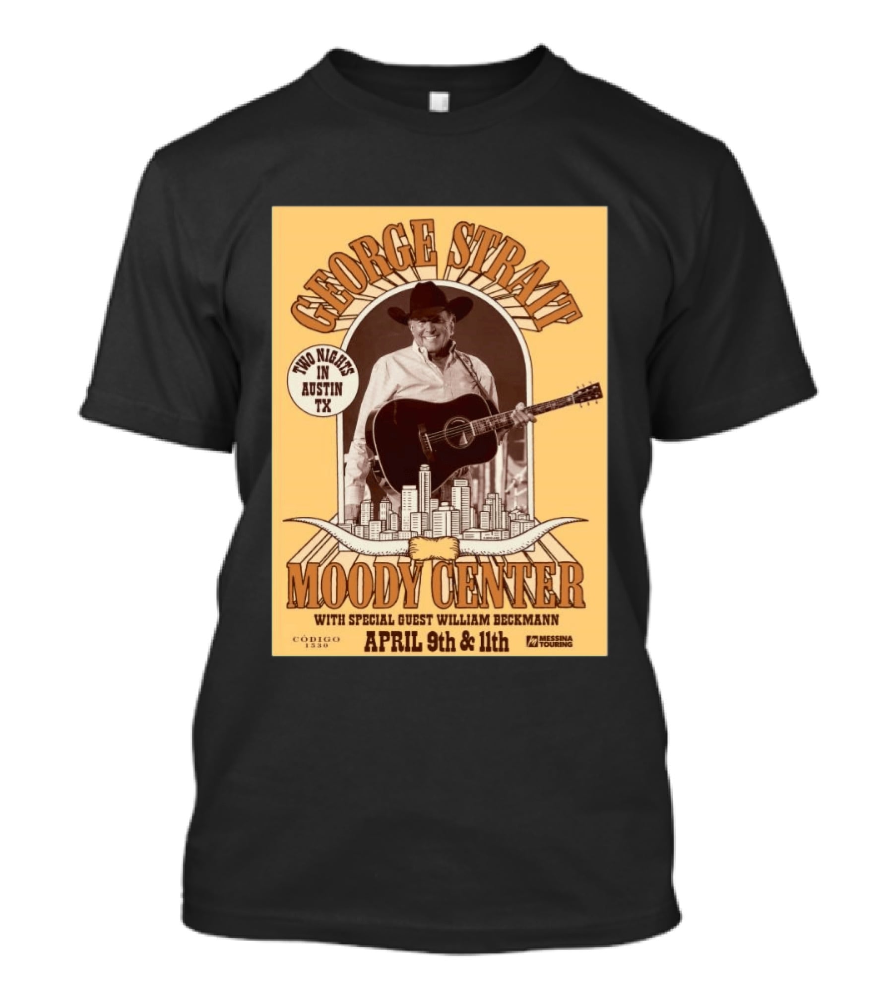 George Strait Moody Center Austin TX Apr 9 11 2026 T-Shirt