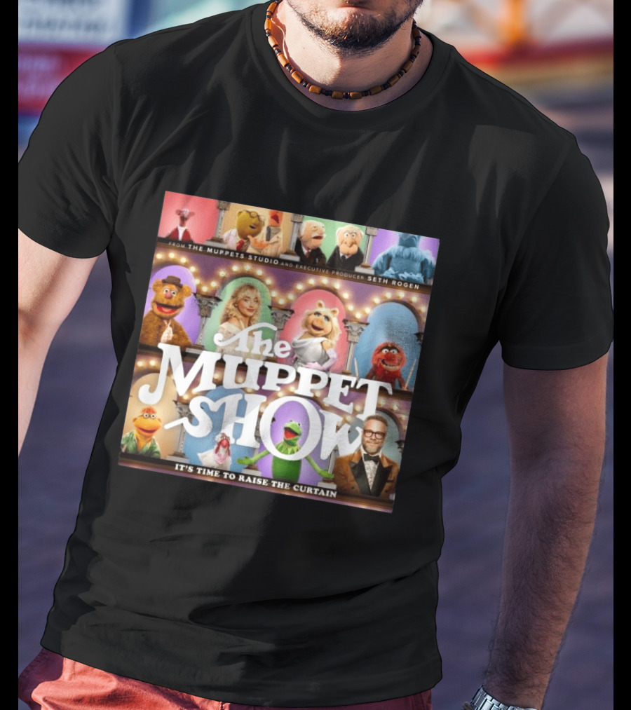 The Muppet Show It's Time To Raise The Curtain February 4 2026 Seth Rogen Executive Producer T-Shirt
