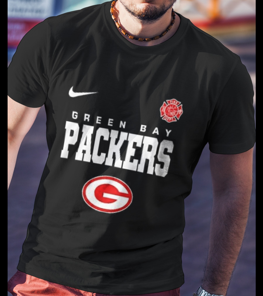 Green Bay Packers Red Friday Firefighter Nike Packers G T-Shirt