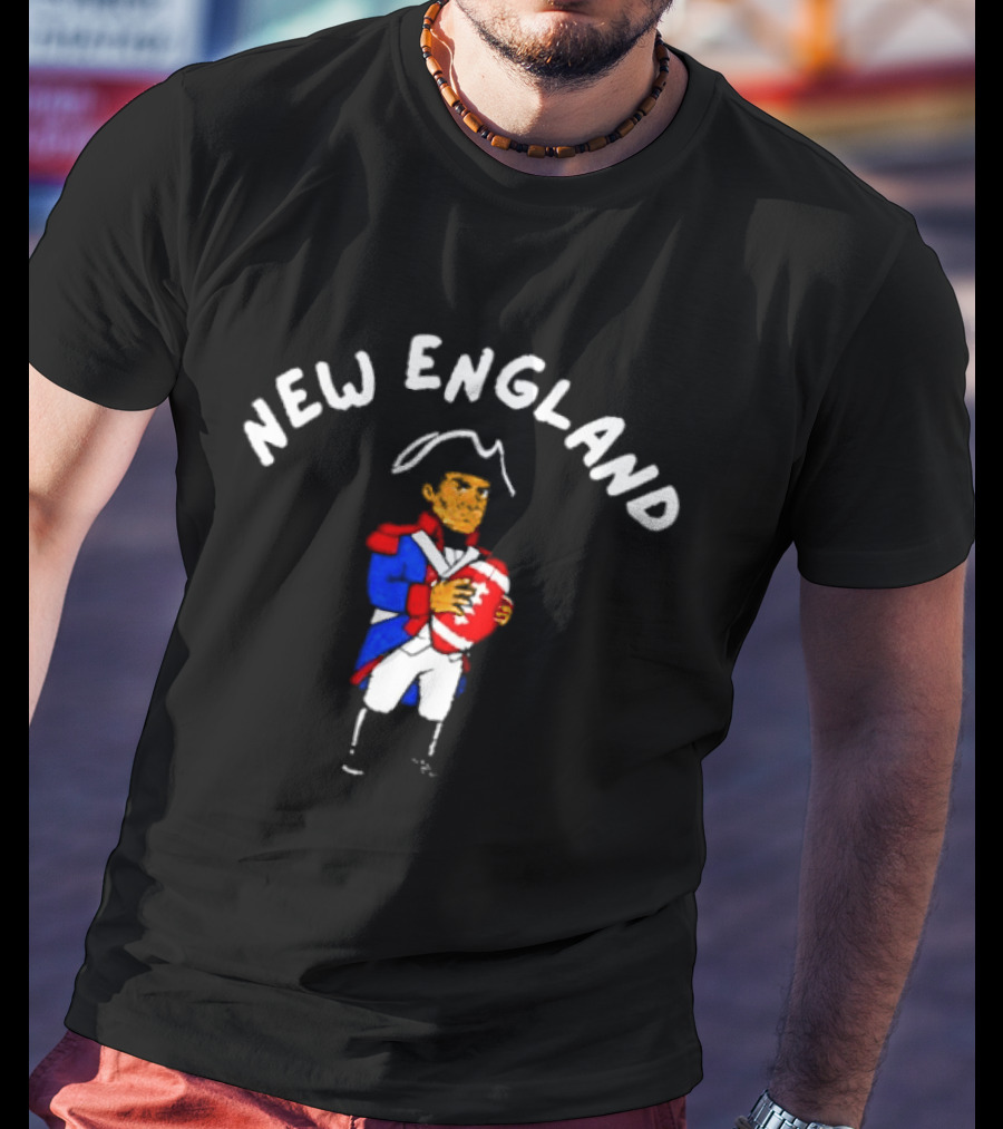 New England Patriots Football Mascot Colonial T-Shirt