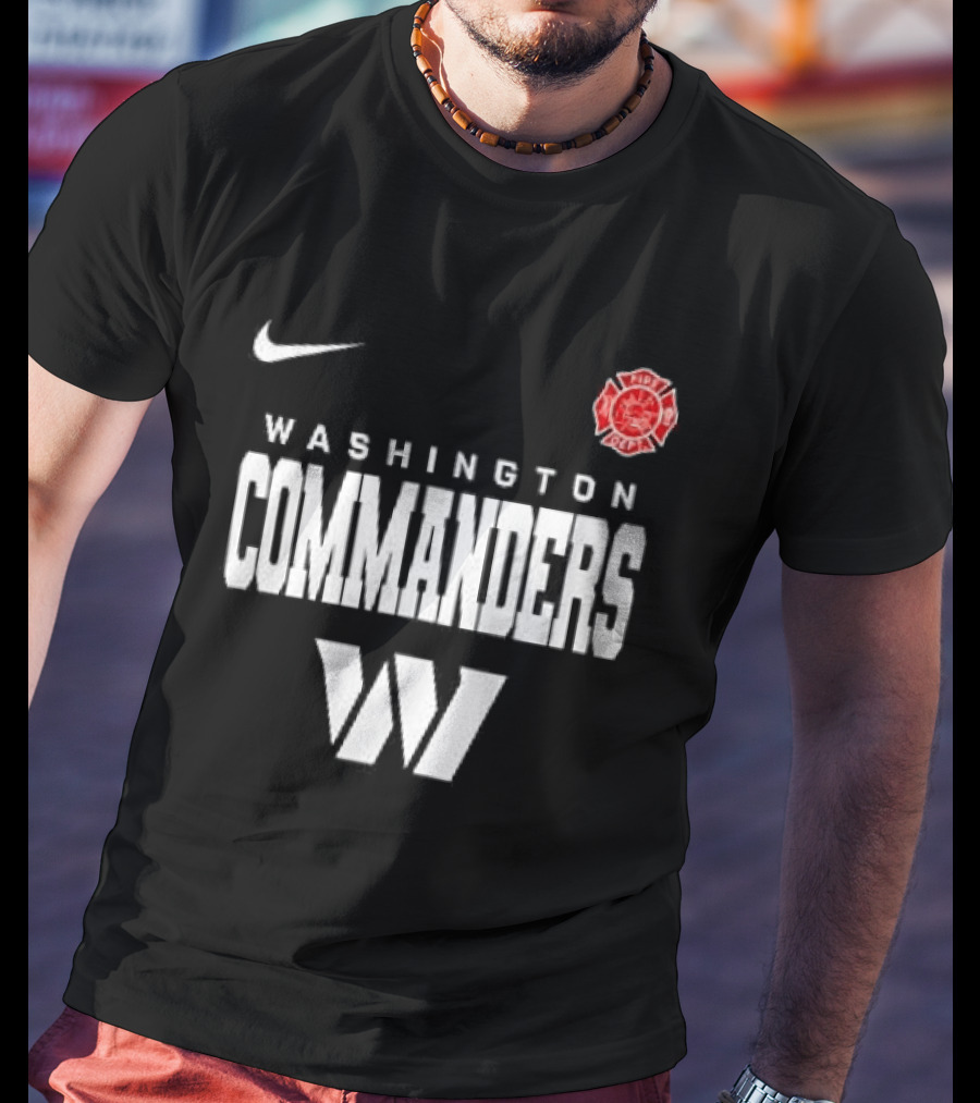 Washington Commanders Red Friday Firefighter Nike Team T-Shirt