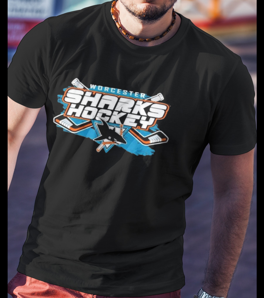 Worcester Sharks Hockey Logo Kottman T-Shirt