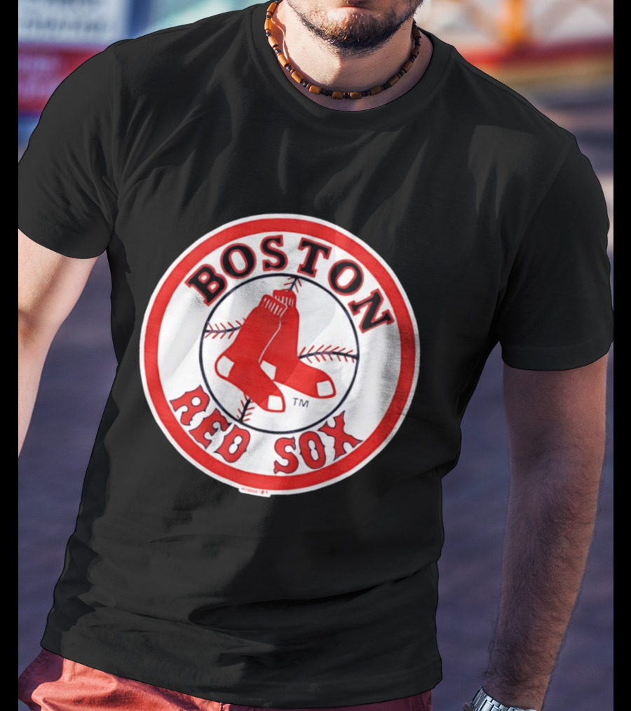 Boston Red Sox Hanging Red Socks Baseball Team T-Shirt