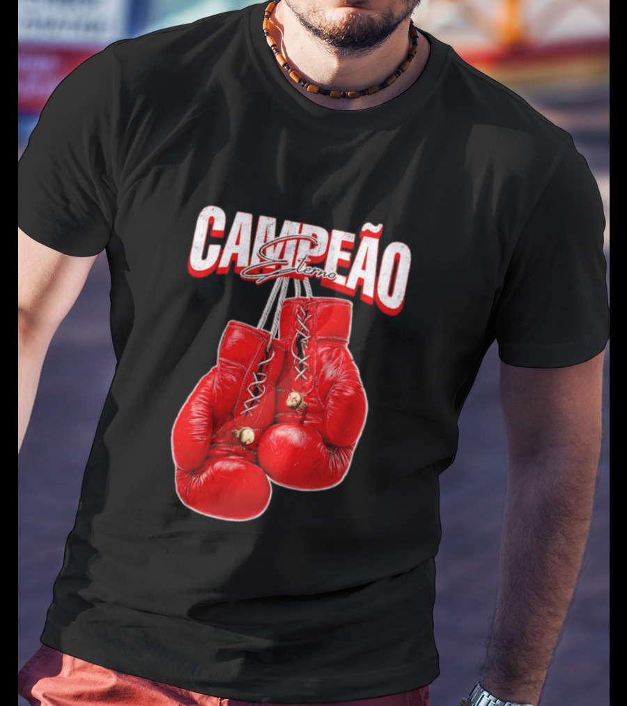 Campeao Eterno Red Boxing Gloves T-Shirt
