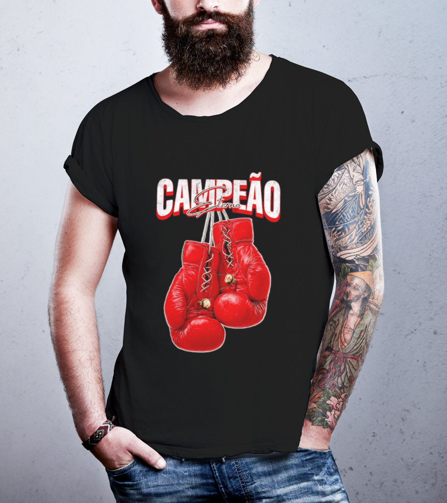 Campeao Eterno Red Boxing Gloves T-Shirt