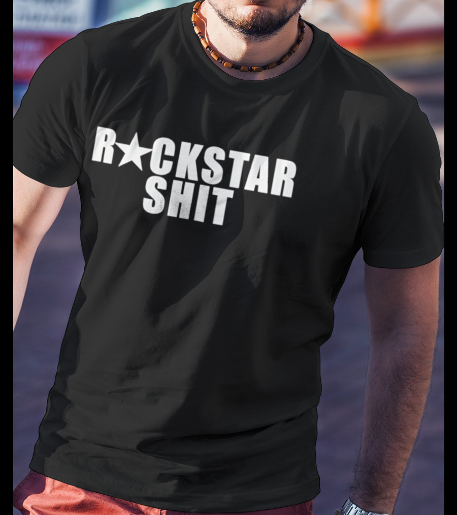 Luna Antonia Rockstar Shit Star Symbol Typography Trend T-Shirt