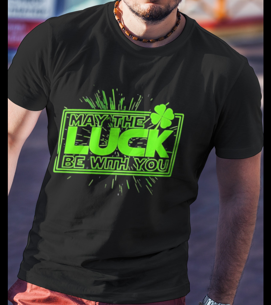 May The Luck Be With You Clover Star Wars T-Shirt