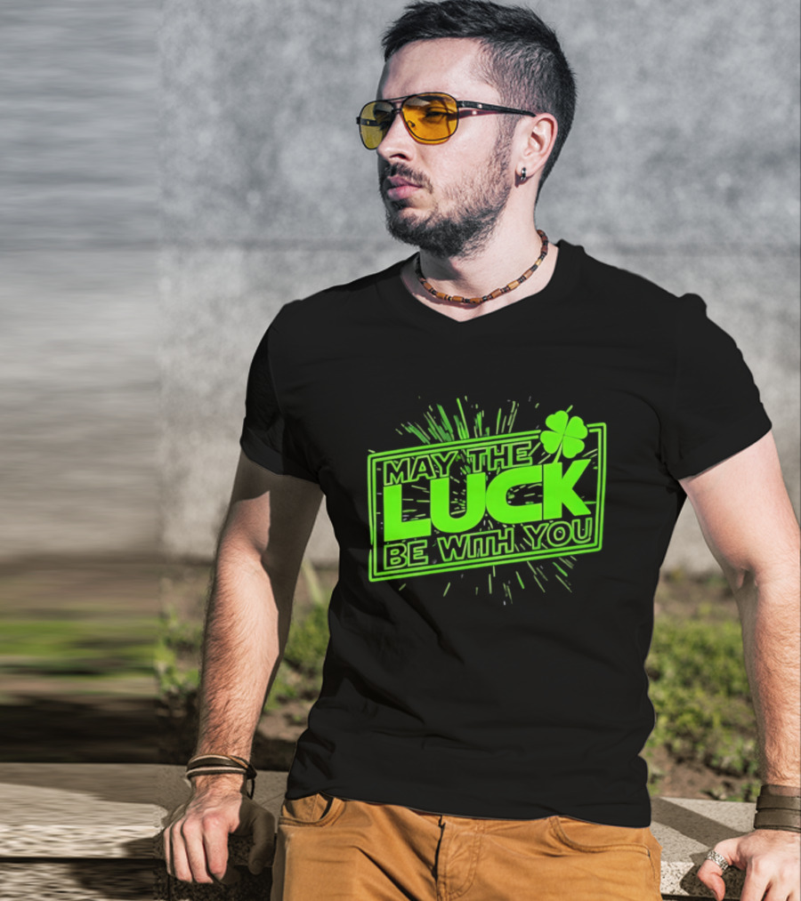 May The Luck Be With You Clover Star Wars T-Shirt