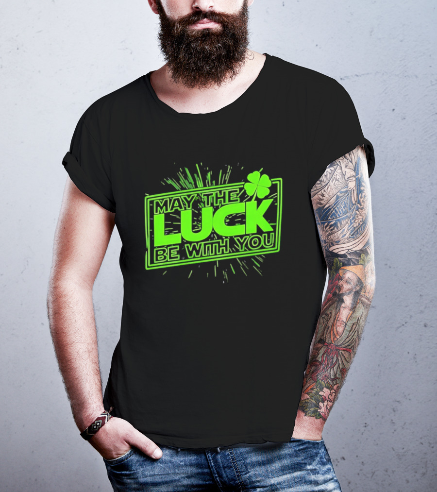 May The Luck Be With You Clover Star Wars T-Shirt