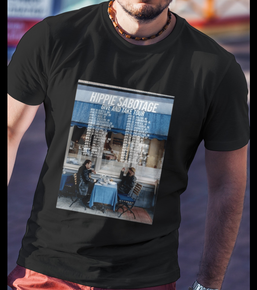Hippie Sabotage Give And Take Tour 2026 Dates And Cities T-Shirt
