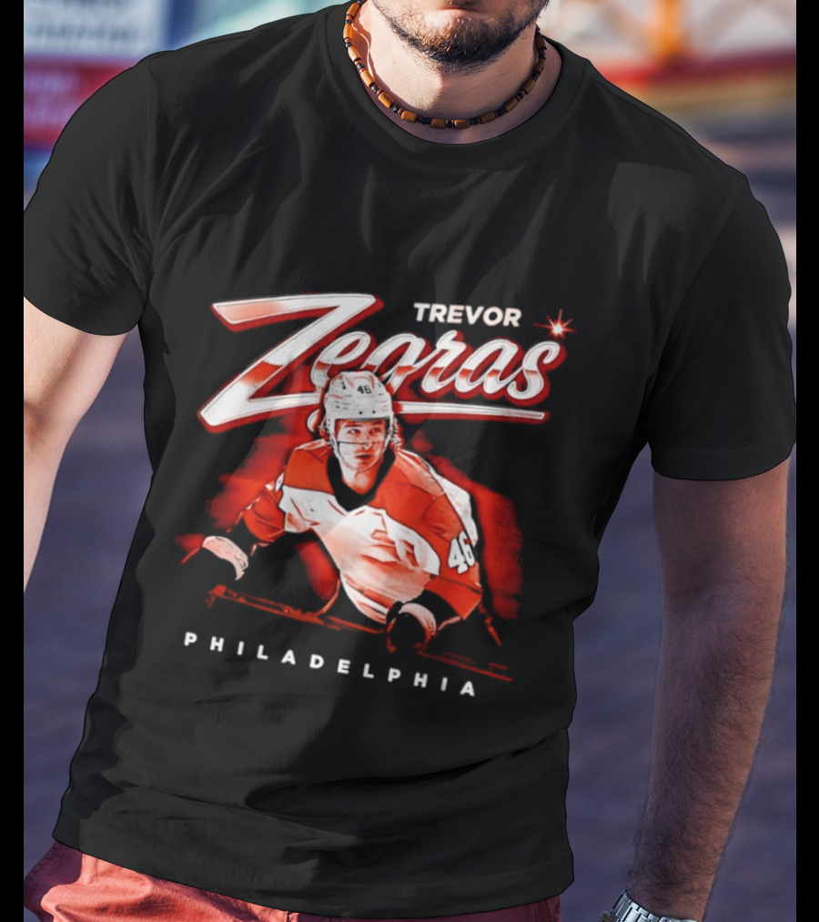 Trevor Zegras Philadelphia Hockey T-Shirt