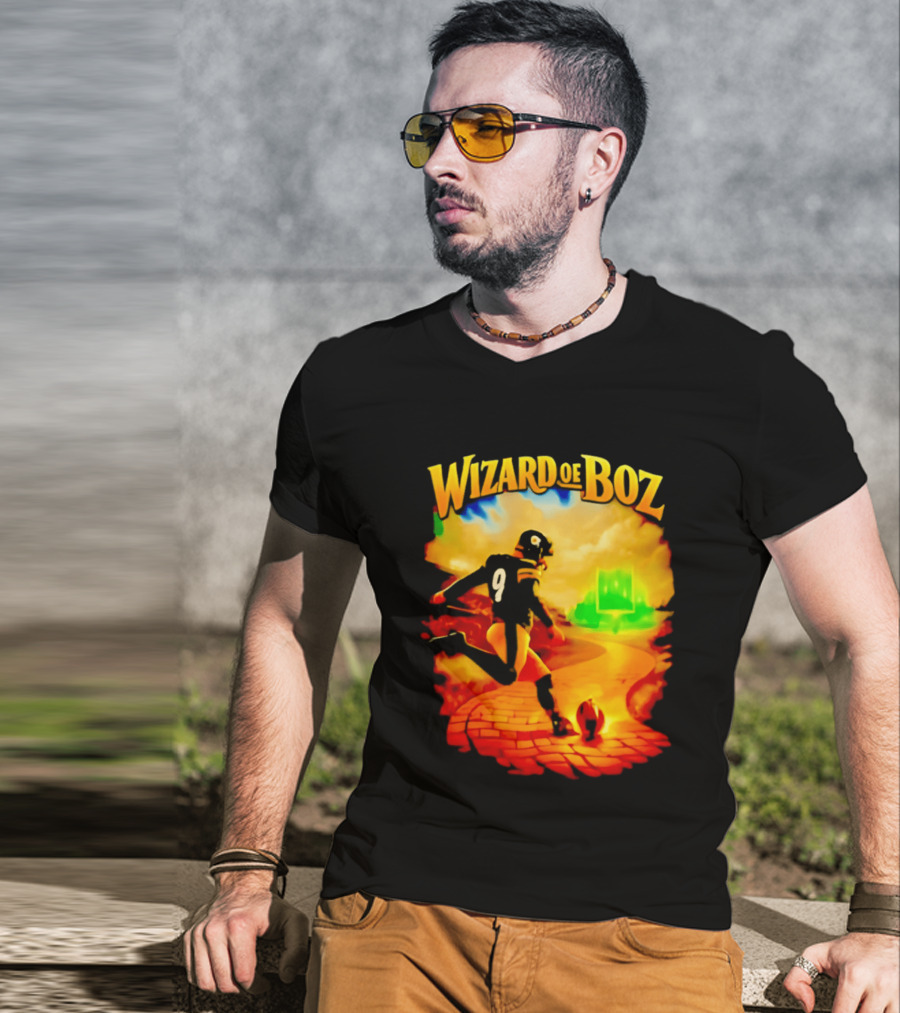 Wizard Of Boz Chris Boswell Pittsburgh Steelers Football Kicker Fantasy T-Shirt