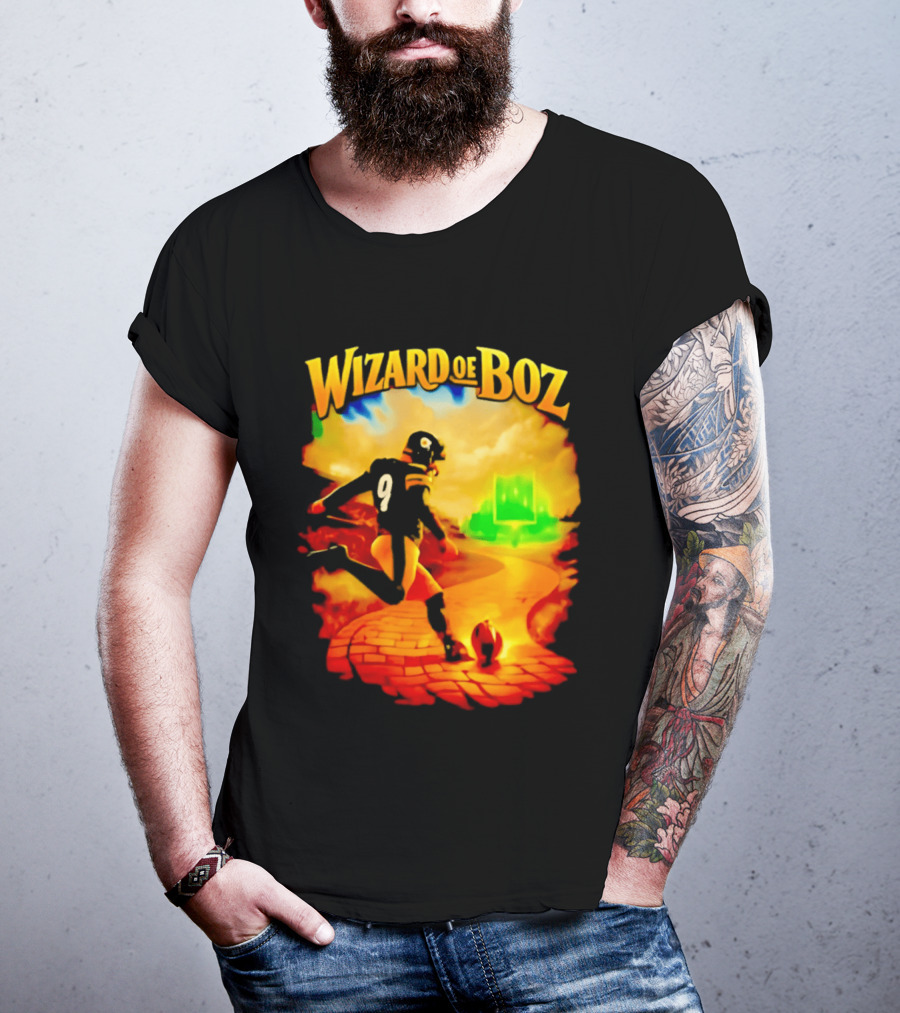 Wizard Of Boz Chris Boswell Pittsburgh Steelers Football Kicker Fantasy T-Shirt