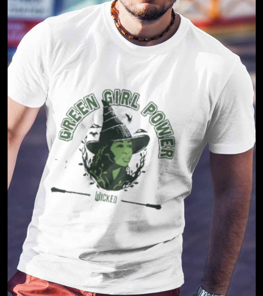 Wicked Green Girl Power Witch T-Shirt