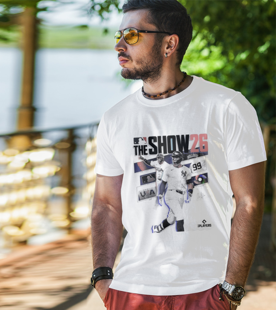 MLB The Show 26 Aaron Judge Yankees Cover Athlete T-Shirt