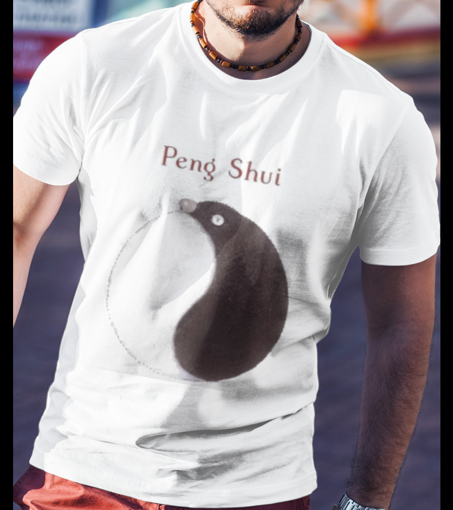 Peng Shui Yin Yang Symbol Smoke T-Shirt