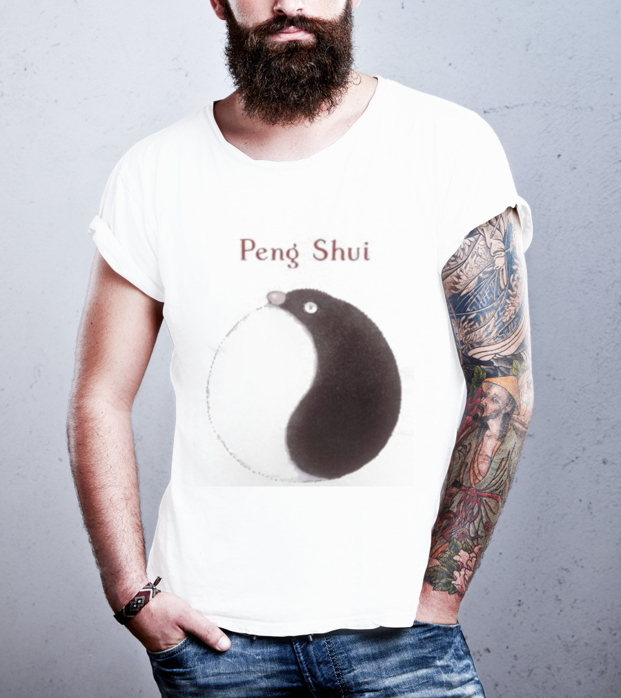 Peng Shui Yin Yang Symbol Smoke T-Shirt