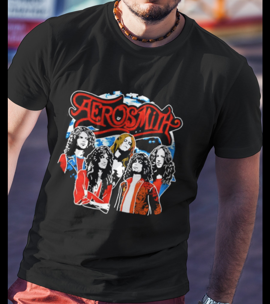 Aerosmith Band Vintage Art The Legendary Debut T-Shirt