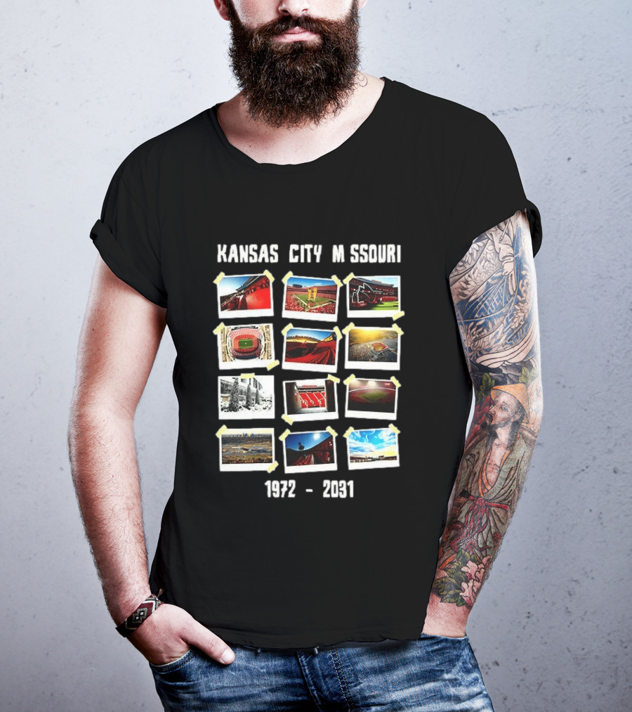 Arrowhead Legacy Stadium Kansas City Missouri 1972 2031 Iconic Memories T-Shirt