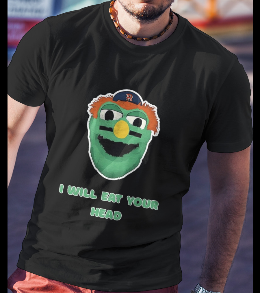Boston Red Sox Wally Mascot I Will Eat Your Head T-Shirt