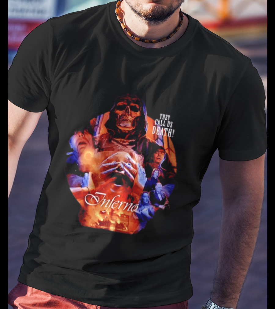 Dario Argento's Inferno They Call Us Death Horror Movie Collage T-Shirt