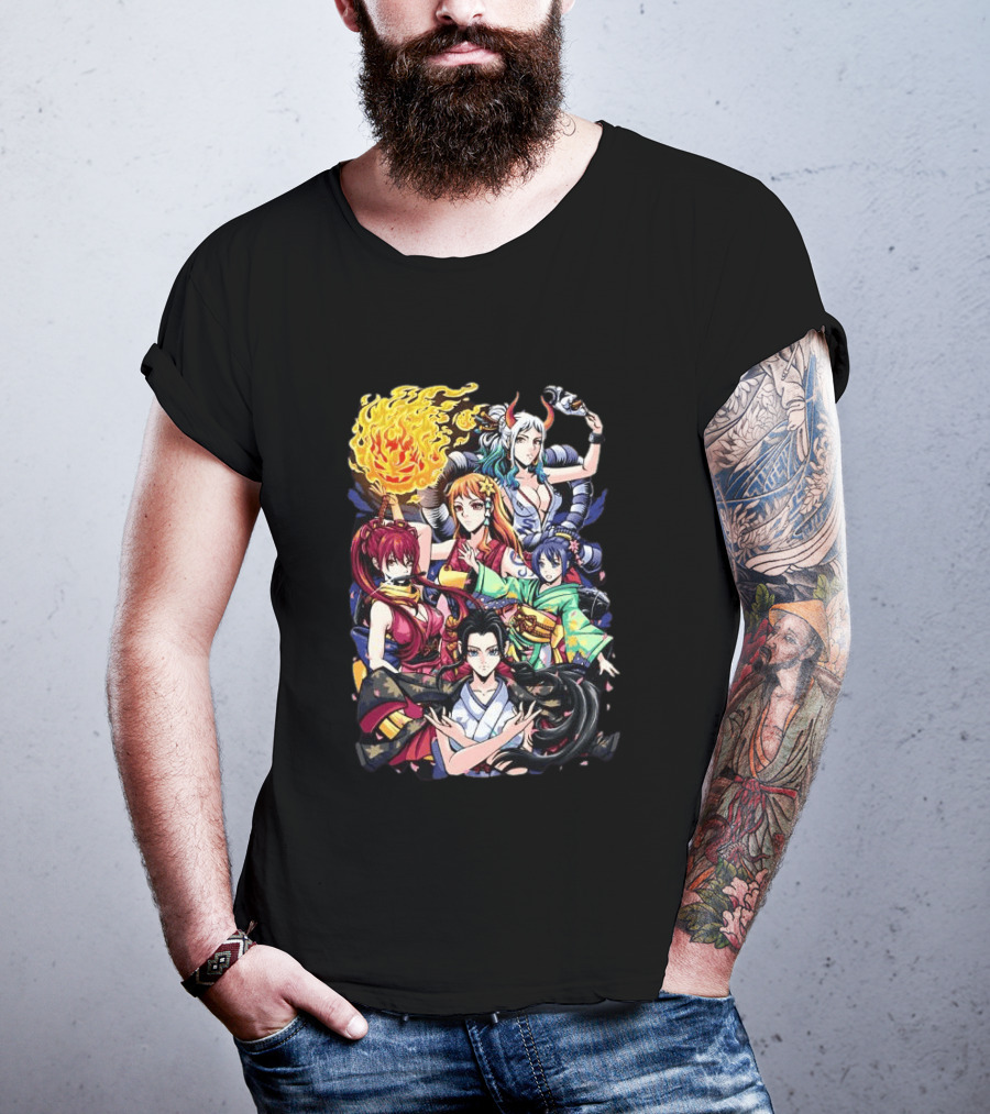 Wano Country Arc One Piece Anime Female Characters Crimson Voyage T-Shirt